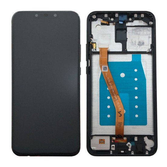 TOUCH+DISPLAY+FRAME HUAWEI MATE 20 LITE PRETO (SERVICE PACK 02352DFF/02352DKK/02352GTW ) 